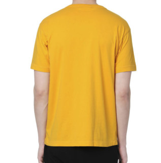 Champion 男士运动T恤 黄色 S