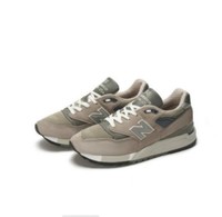 new balance 998系列 男士跑鞋 M998 浅灰 40