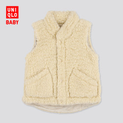 优衣库 婴儿/幼儿 长绒摇粒绒背心 418739 UNIQLO
