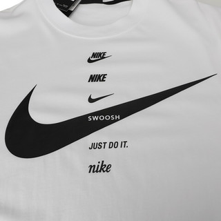 NIKE 耐克 女士运动T恤 CU5683-100 白色 M