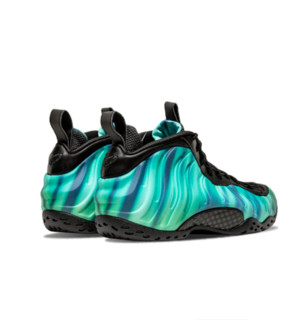 NIKE 耐克 Air Foamposite One 男士篮球鞋  575420-300 北极光/极光喷 42