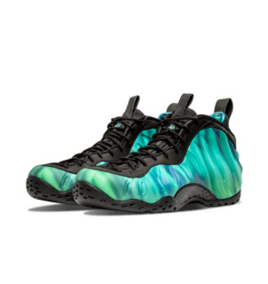 NIKE 耐克 Air Foamposite One 男士篮球鞋  575420-300 北极光/极光喷 42