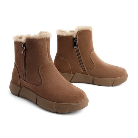 双11预售百丽雪地靴女2020冬新款羊毛保暖鞋加绒78028dd0