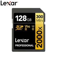中亚Prime会员：Lexar 雷克沙 2000x 128GB SDXC UHS-II 内存卡