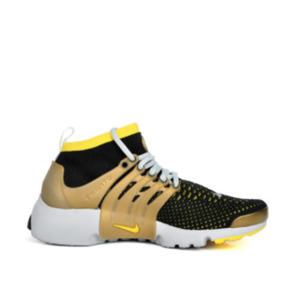 NIKE 耐克 Air Presto Ultra Flykni 男子跑鞋 835570-007 黑/黄/浅棕 41