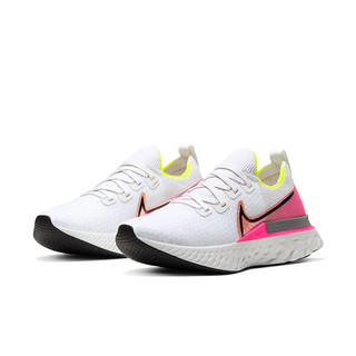 NIKE 耐克 Infinity React Run Fk 女子跑鞋 CD4372-004 白色/粉色 35.5