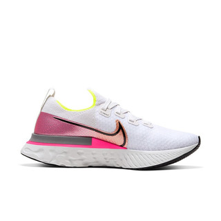 NIKE 耐克 Infinity React Run Fk 女子跑鞋 CD4372-004 白色/粉色 35.5