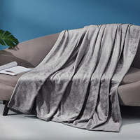 LUOLAI 罗莱 时尚压花科技绒毛毯 150*200cm