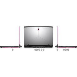 Alienware 外星人 AW17R4-7006SLV 17.3英寸 游戏笔记本电脑 (银色、酷睿i7-7820HK、16GB、256GB SSD+1TB HDD、GTX 1070)