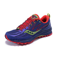 saucony 索康尼 Peregrine 5 女士越野跑鞋 S10268-2 紫/红/绿 38