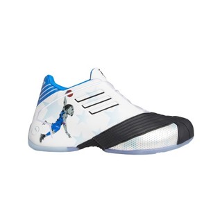 adidas 阿迪达斯 T-Mac 1 男士篮球鞋 FV6464 亮白/黑/荣蓝 40