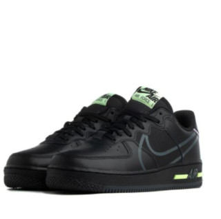 NIKE 耐克 Air Force 1 男士休闲运动鞋 CD4366-001 黑/紫罗兰 42