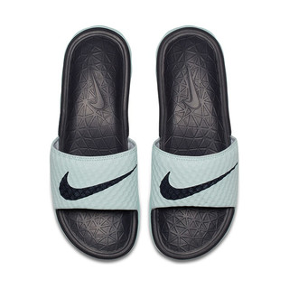 NIKE 耐克 Benassi Solarsoft 女士拖鞋 705475-303 伊格鲁绿/蓝黑蓝 35.5