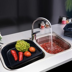 KOHLER 科勒 77601 齐悦 不锈钢水槽双重