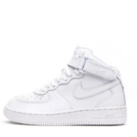 NIKE 耐克 Air Force 1 Kids 儿童休闲运动鞋 314196-113 纯白 22