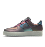 NIKE 耐克 Air Force 1 男士篮球鞋 718152-019 灰/粉/黄 41