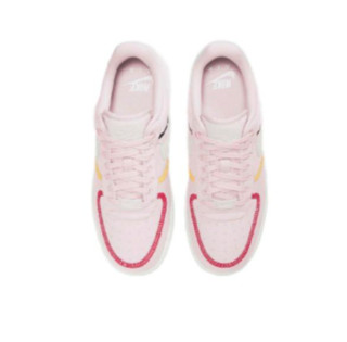 NIKE 耐克 Air Force 1 女士休闲运动鞋 DD0226-600 粉/白/黄/黑 36