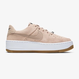 NIKE 耐克 Air Force 1 SAGE LOW 女士休闲运动鞋 AR5339-203 米褐/米褐/黑 35.5