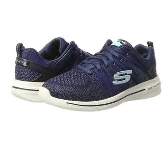 SKECHERS 斯凯奇 Burst Walk 女士休闲运动鞋 12651 蓝色 41