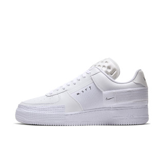 NIKE 耐克 AF1-TYPE 男士休闲运动鞋 CQ2344-101 白色/白色/白色 38.5