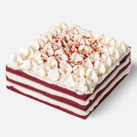 贝思客 白色红丝绒 生日蛋糕 冷链配送 450克（限上海、浙江）