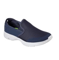 SKECHERS 斯凯奇 Go Walk 4 男士休闲运动鞋 54152/NVGY 海军/灰色 39