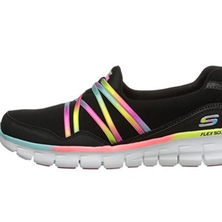 SKECHERS 斯凯奇 SPORT系列 Stealer 女士休闲运动鞋 黑色/多色 38.5