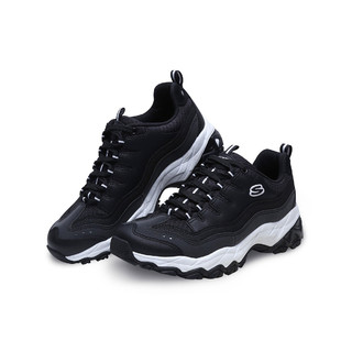 SKECHERS 斯凯奇 ENCORE系列  女士休闲运动鞋 66666067-BLK 黑色 36