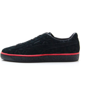 PUMA 彪马 Suede Classic 男士运动板鞋 369219-01 黑红 40.5