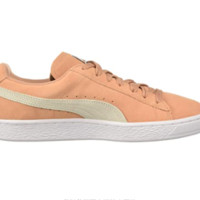 PUMA 彪马 Suede Classic 女士运动板鞋 355462-75 彪马白/耳语白 35.5