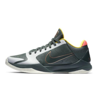 NIKE 耐克 Zoom Kobe 5 男士篮球鞋 CD4991-300 深绿/银灰/黄色 42.5