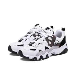 SKECHERS 斯凯奇 D'lites 2.0 女士休闲运动鞋 99999693/WGY 白灰粉 35