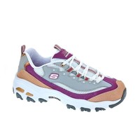 SKECHERS 斯凯奇 D'Lites 女士休闲运动鞋 13146/GYPK 灰色/粉红色 35