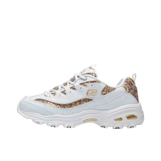 SKECHERS 斯凯奇 D'Lites 女士休闲运动鞋 11916/WGD 白色/金色 38