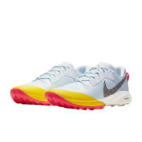 NIKE 耐克 Air Zoom Terra Kiger 6 男士跑鞋 CJ0219-400 浅蓝灰/黑蓝/泡沫薄荷绿/速度黄/激光红/帆白 38.5