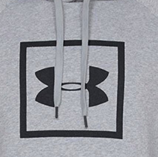 UNDER ARMOUR 安德玛 Rival 男士运动卫衣 1329745-035 灰色 M