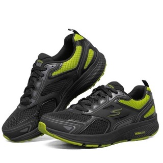 SKECHERS 斯凯奇 Go Run Consistent 男士休闲运动鞋 220081/BKLM 黑色/柠檬色 39