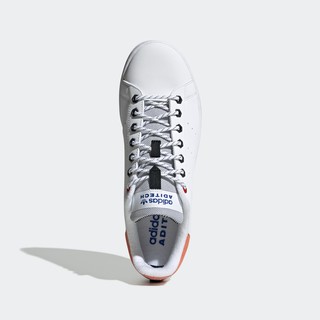 adidas Originals Stan Smith 中性休闲运动鞋 FW5249 白/橙黄/蓝色 38