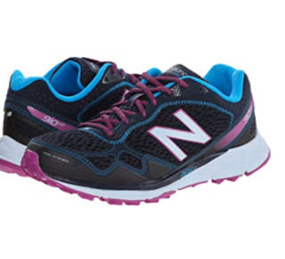 new balance 910系列 女士越野跑鞋 WT910GX2 蓝色/紫色 36.5