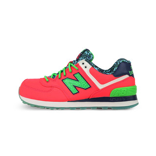 new balance 574系列 女士跑鞋 WL574ILC 红色 37