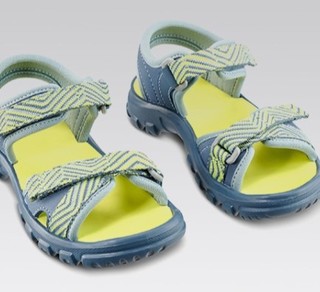 DECATHLON 迪卡侬 MH100 儿童魔术贴防滑凉鞋 8595700 灰绿色 32/33