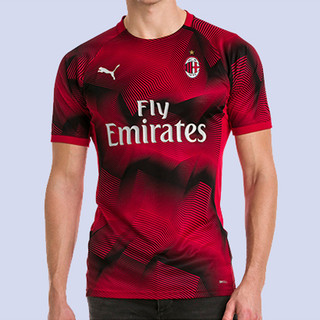 彪马男士春季(PUMA)AC Milan AC米兰足球运动上装训练服短袖T恤486602