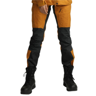 Lundhags 隆哈 MAKKE Pro 中性软壳裤 1114079 金黄色/碳黑色 M