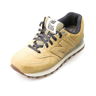 new balance 574系列 中性休闲运动鞋 ML574GKE 浅卡其色 36