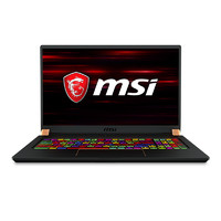 MSI 微星 绝影2 GS66 17.3英寸 游戏本 黑色(酷睿i9-10980HK、RTX 2070 Super Max-Q 8G、16GB、1TB SSD、1080P、IPS、300HZ、9S7-17G311-217)