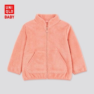 UNIQLO 优衣库 428823 婴儿长绒摇粒绒拉链茄克