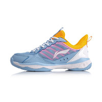 LI-NING 李宁 女士羽毛球鞋 AYTQ028-2 蓝色/粉色/黄色 35