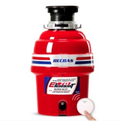 BECBAS 贝克巴斯 E70 食物垃圾处理器 红色