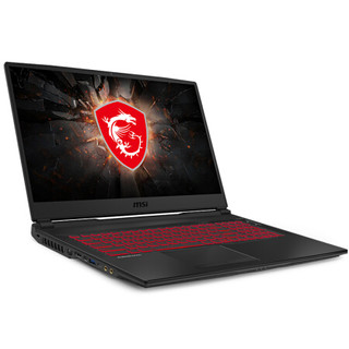 MSI 微星 冲锋坦克2 GL75 17.3英寸 笔记本电脑 (黑色、酷睿i7-7700H、8GB、128GB SSD+2TB HDD、GTX 1660 Ti 6G)