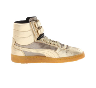 PUMA 彪马 Sky II HI Metallic 女士运动板鞋 金色 38